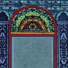 Stained Glass Temple Ketubah